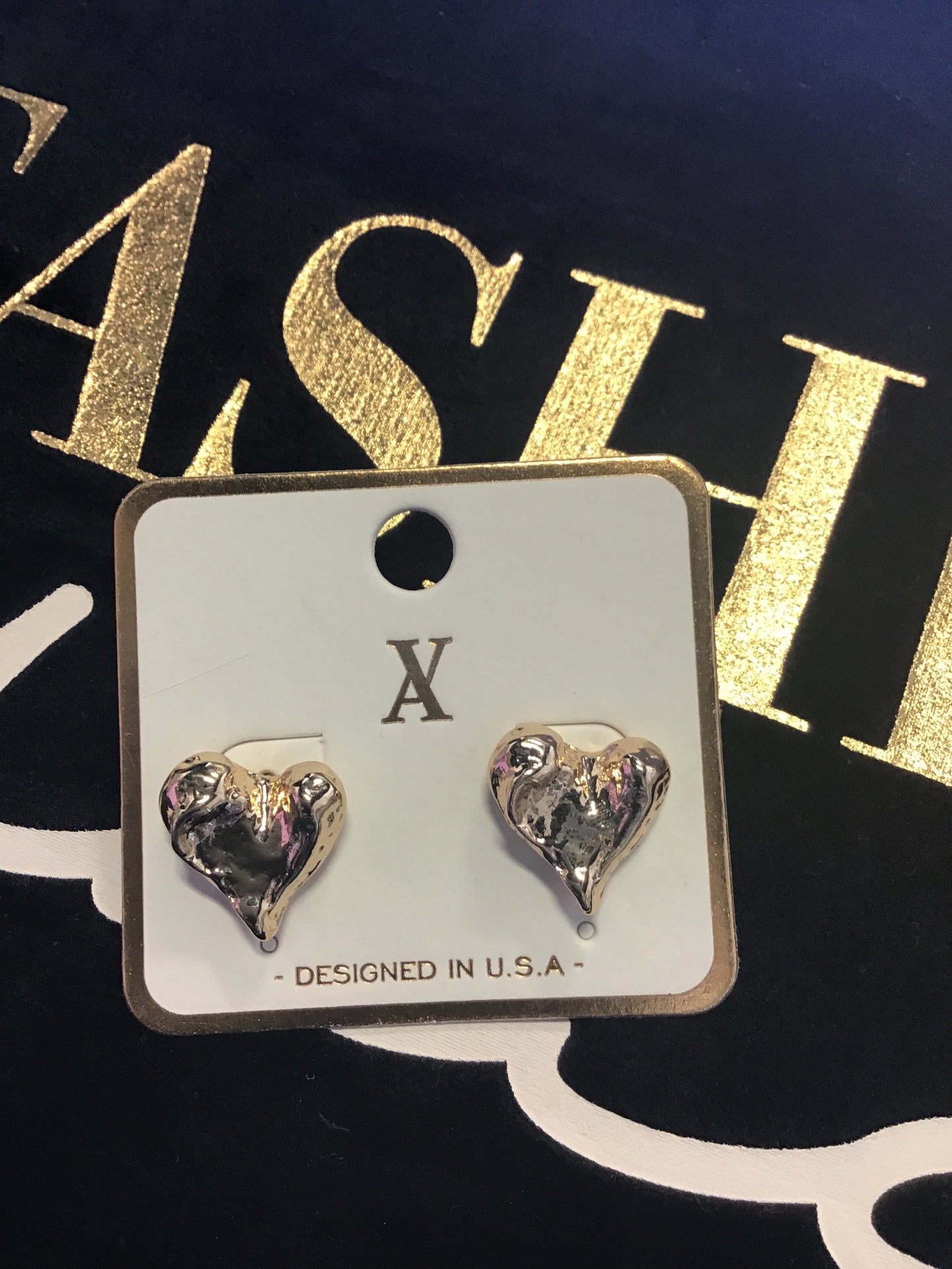 Aretes Corazón X