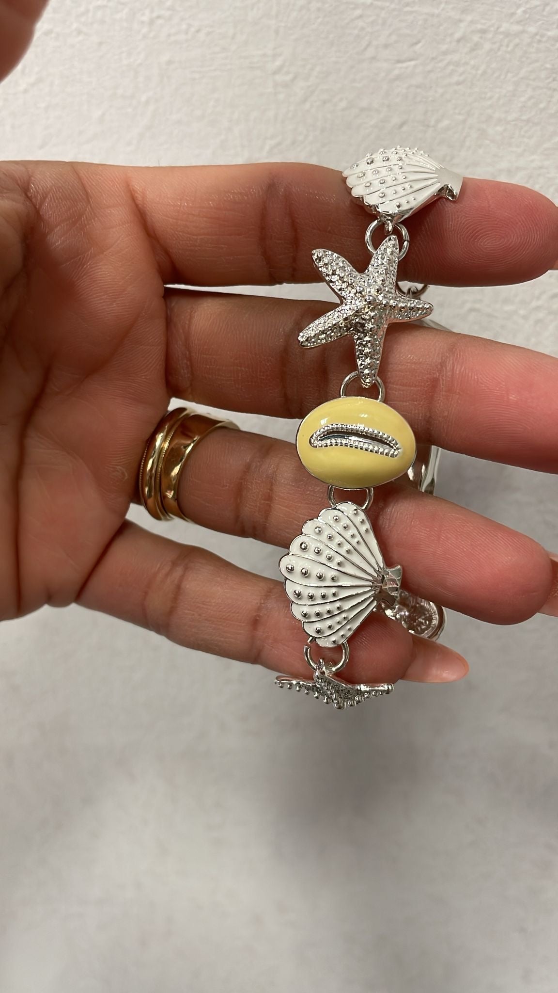 Pulsera concha de mar