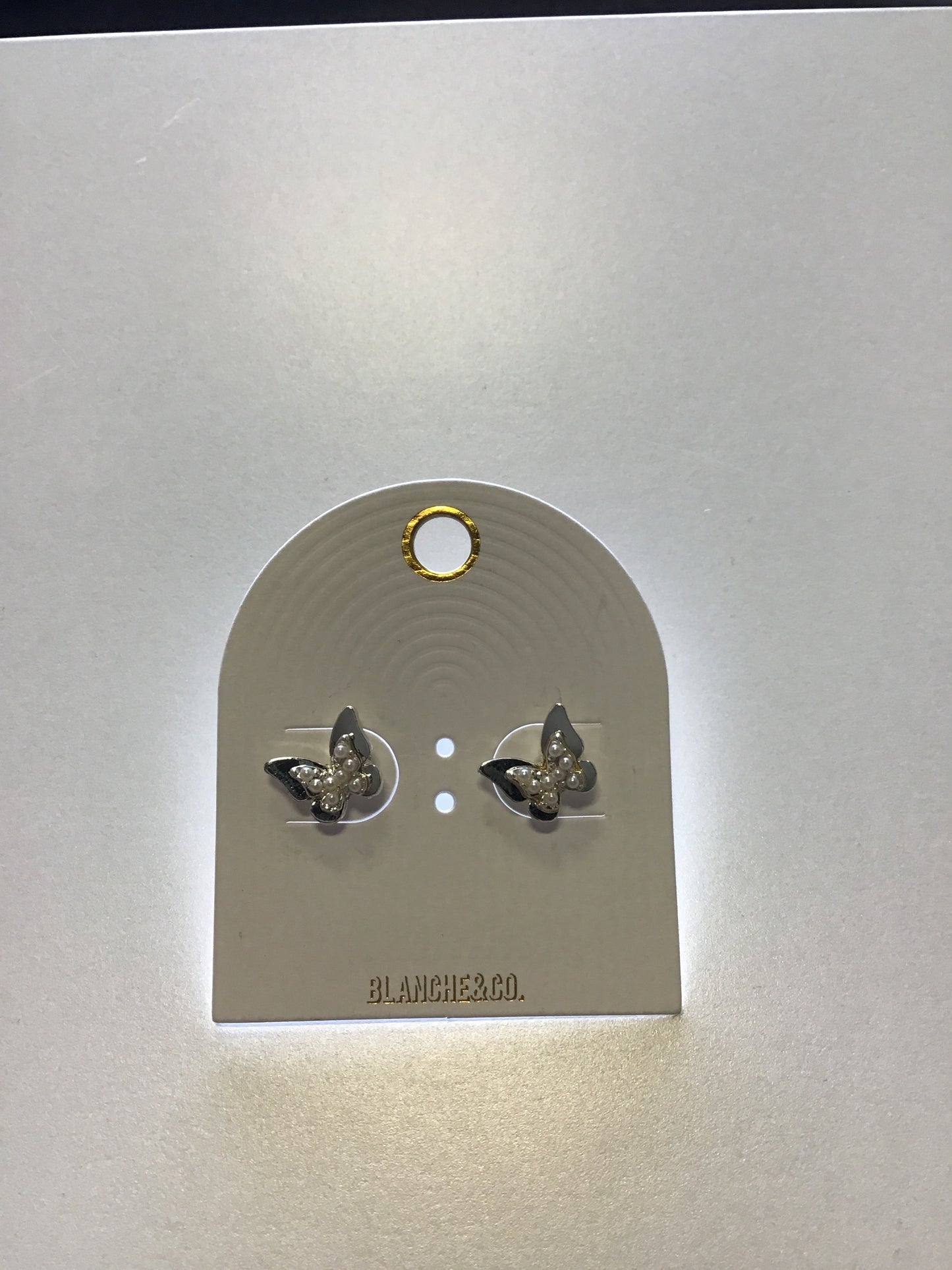 Aretes Mariposa Silver