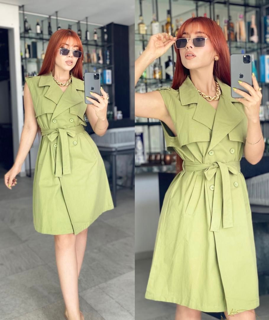 Vestido Cazadora Gabardina