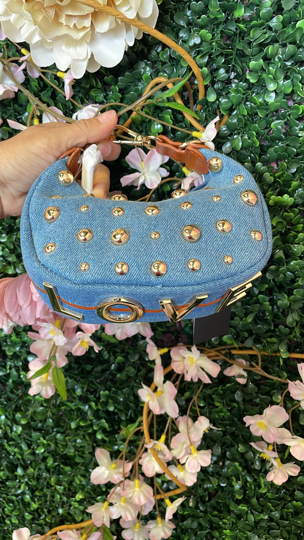 bolso love blue