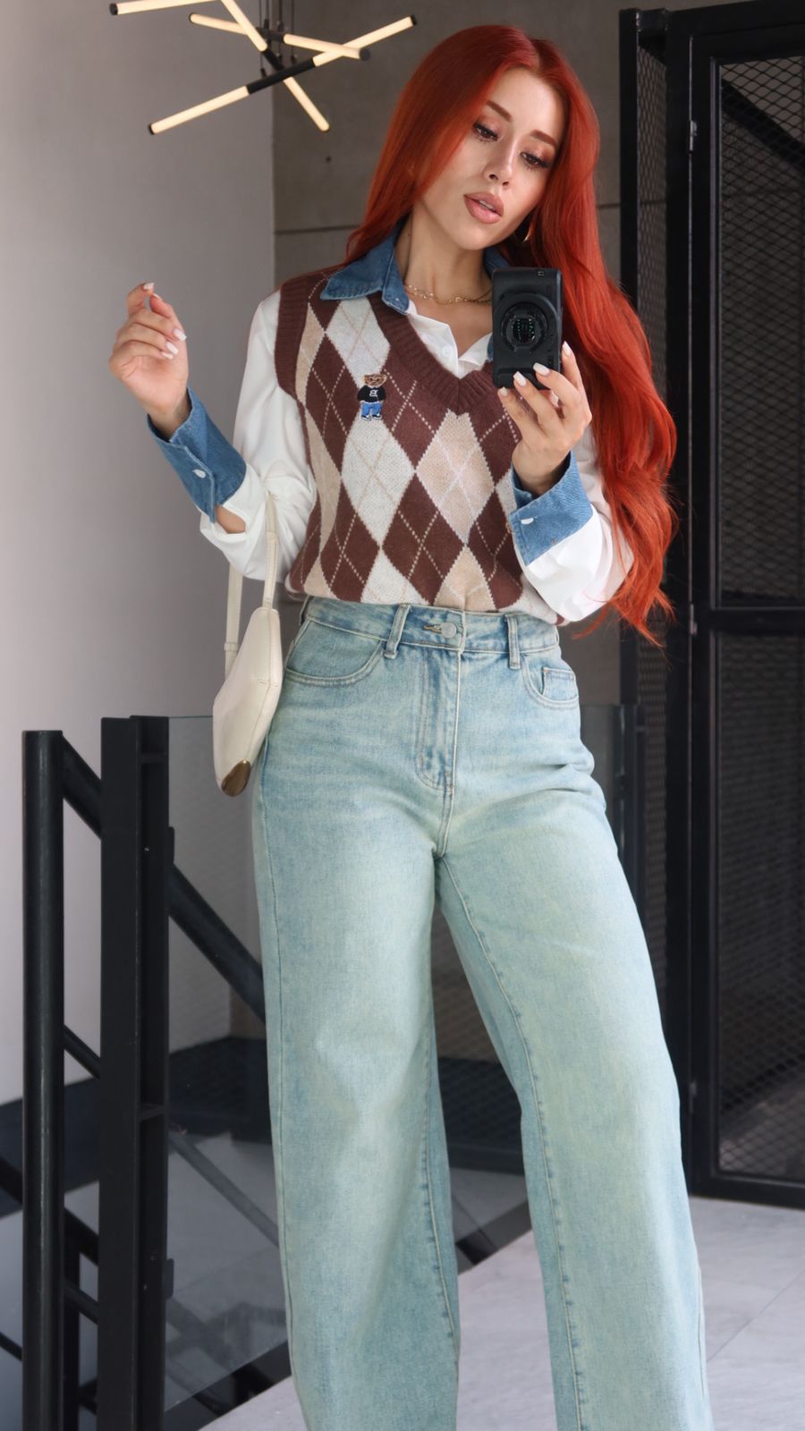 SET BLUSA CUADROS OSITO SEP 26