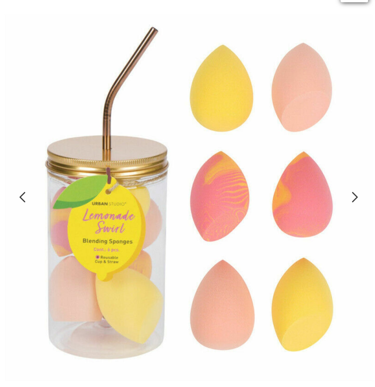 Lemonade Swirl blending sponges