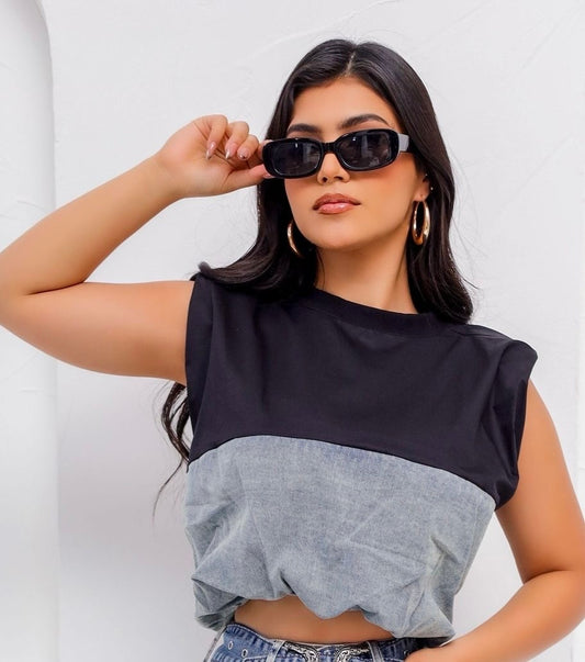 BLUSA DOBLE COLOR