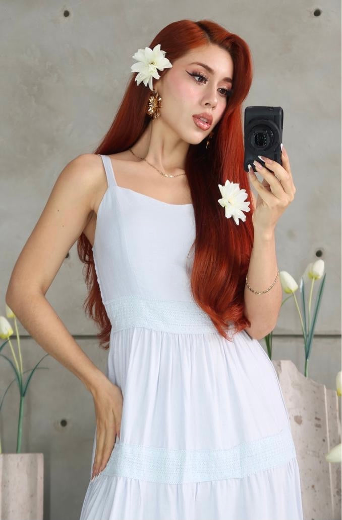 MAXIVESTIDO LINEN FRESH CON BORDADO