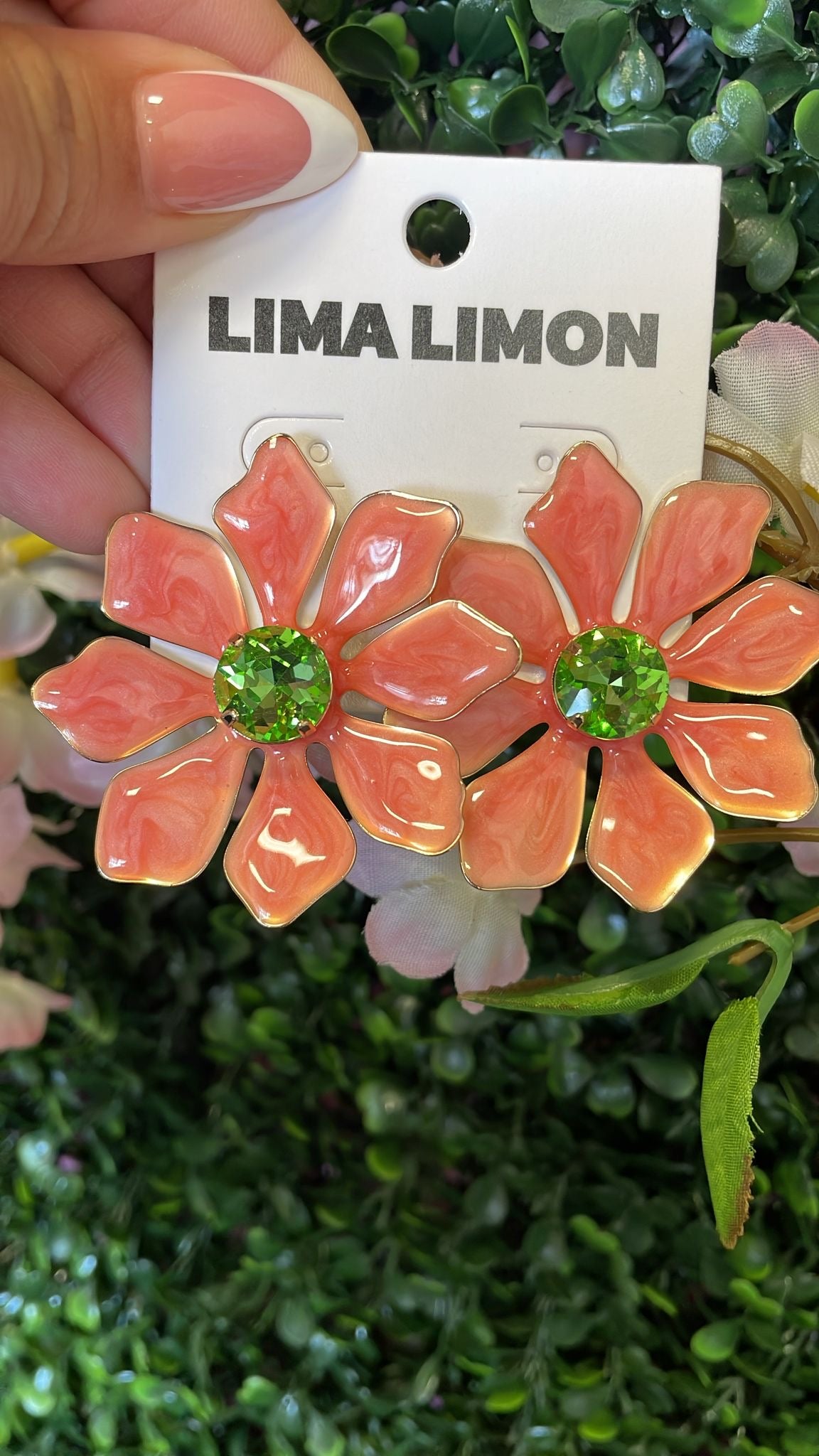 Aretes flor