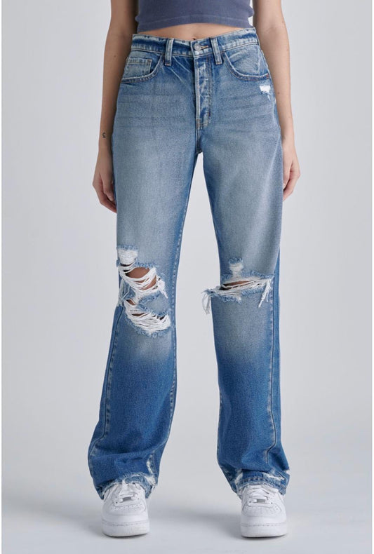 Cello Super High Rise Dad Jean