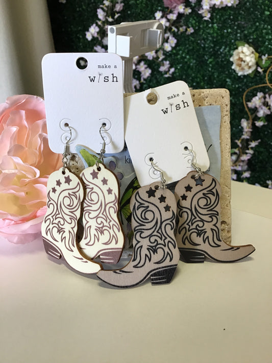 Aretes Botas vaquera