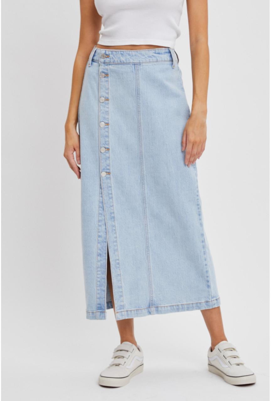 Cello High Rise Midi Skirt