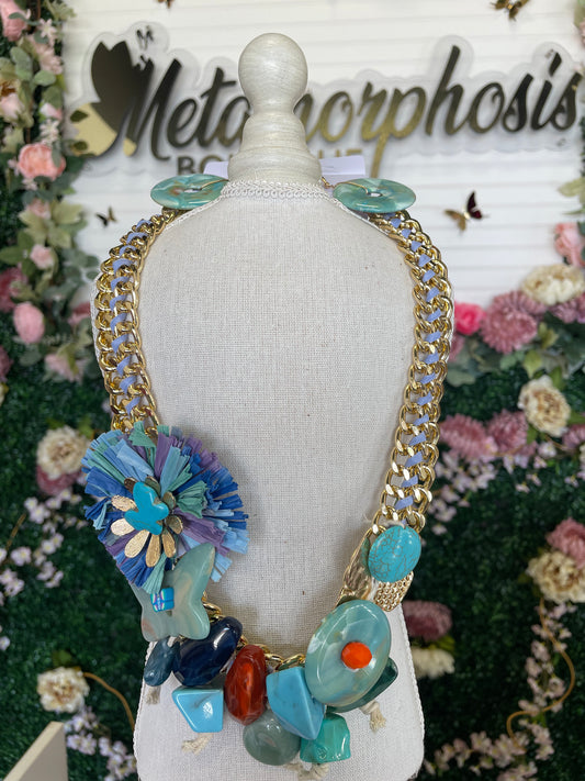 Maxi collar piedras