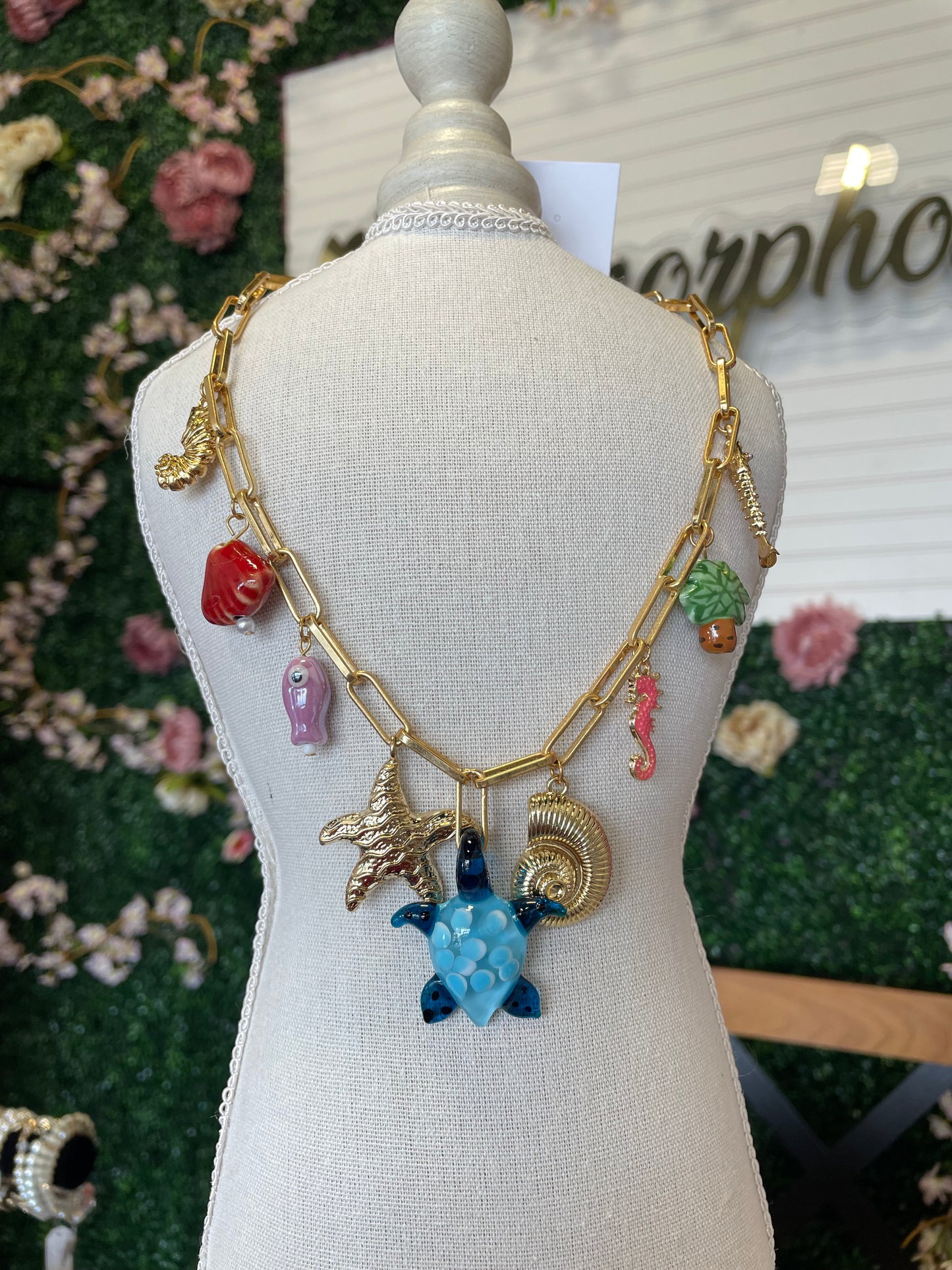 collar charms tortuga