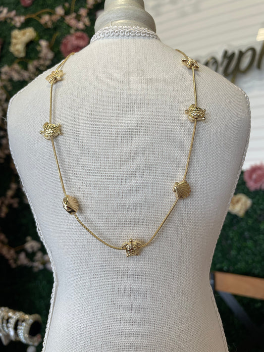 cadena tortugas gold