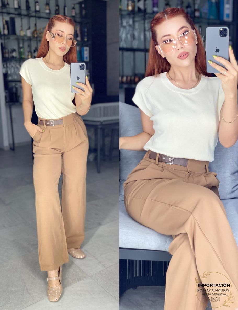 Pantalon Hermes High Waisted con Cinturon