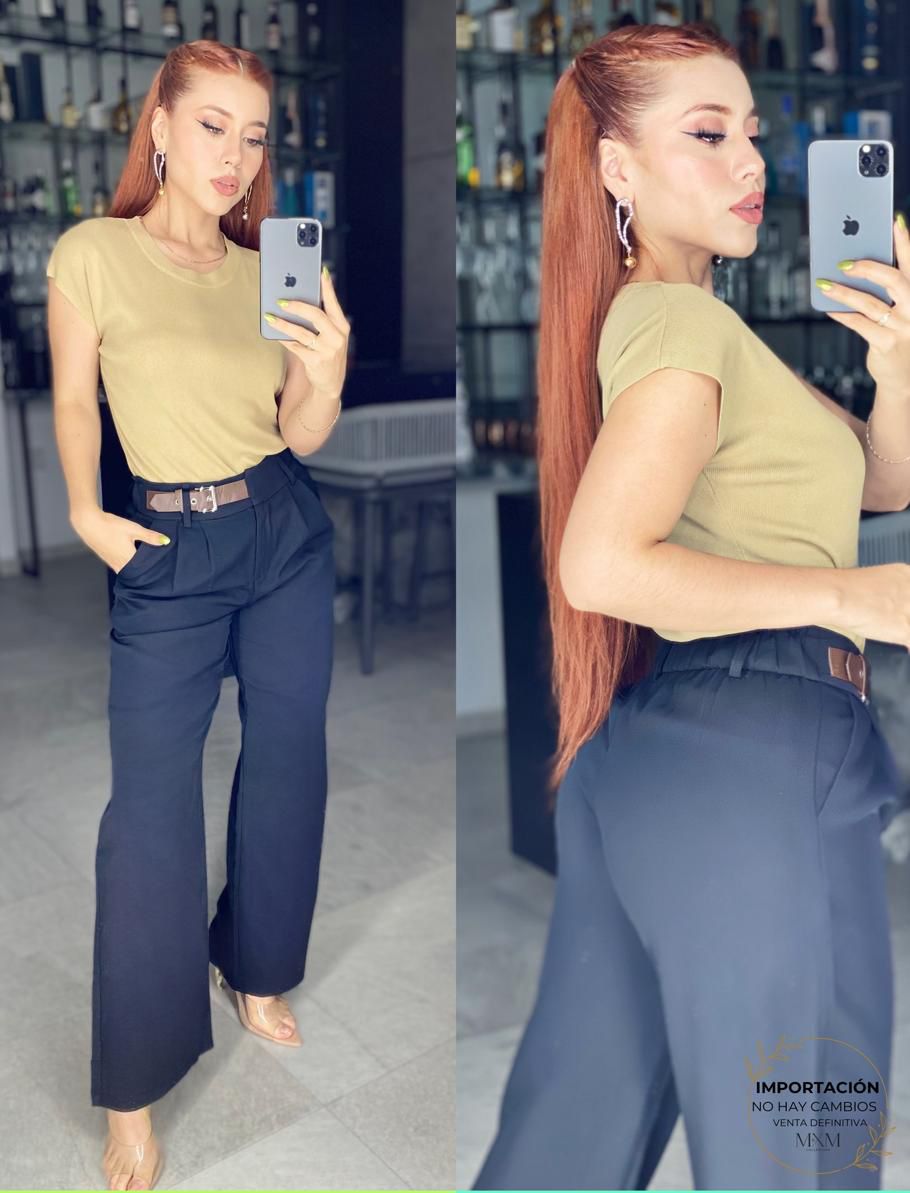 Pantalon Hermes High Waisted con Cinturon