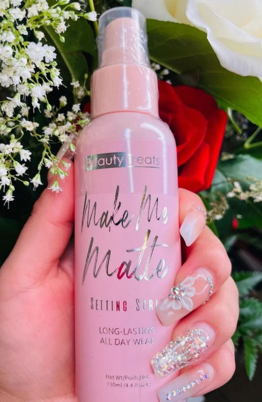 Setting spray make me matte