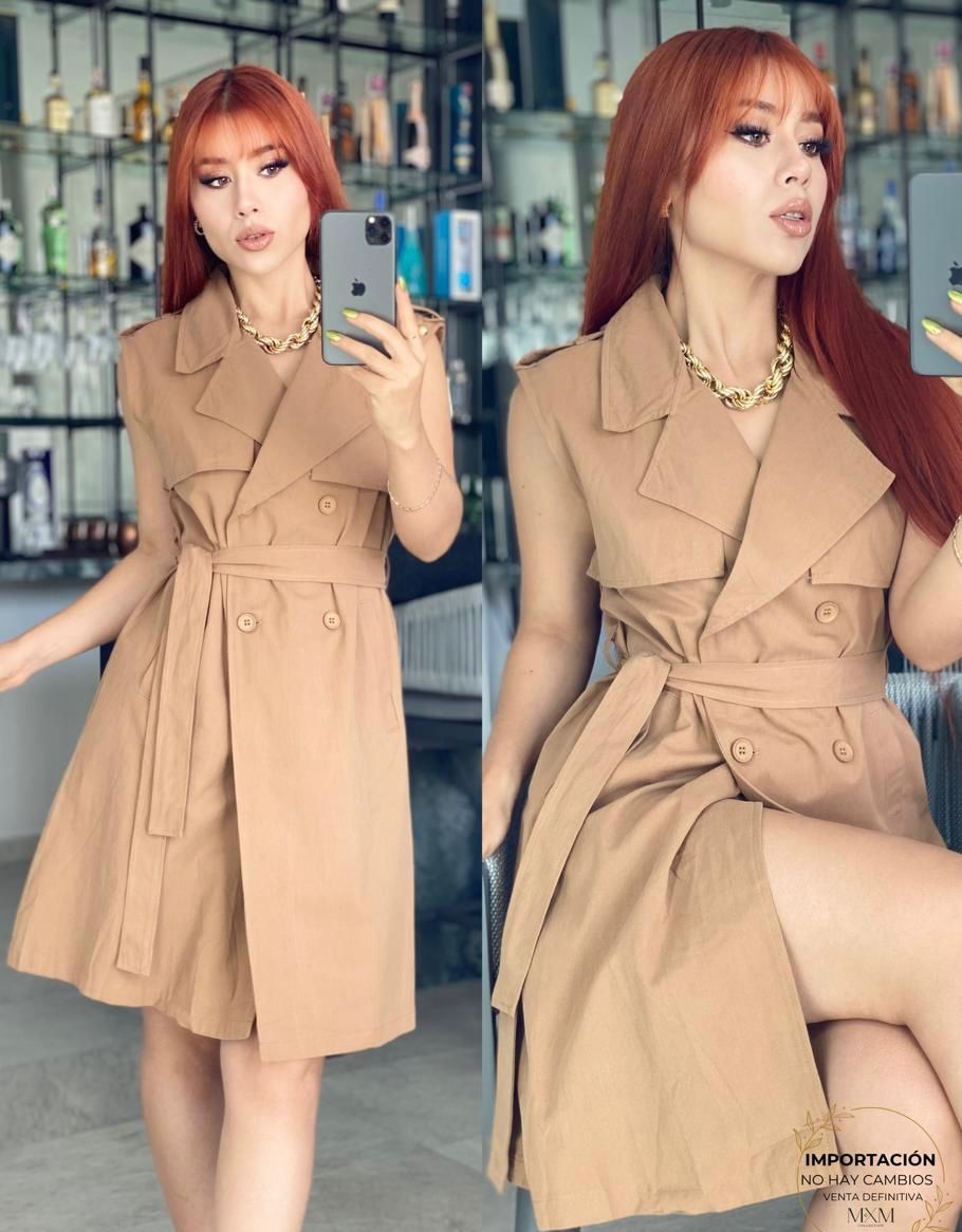 Vestido Cazadora Gabardina