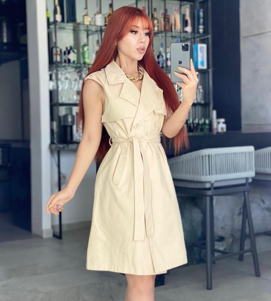 Vestido Cazadora Gabardina