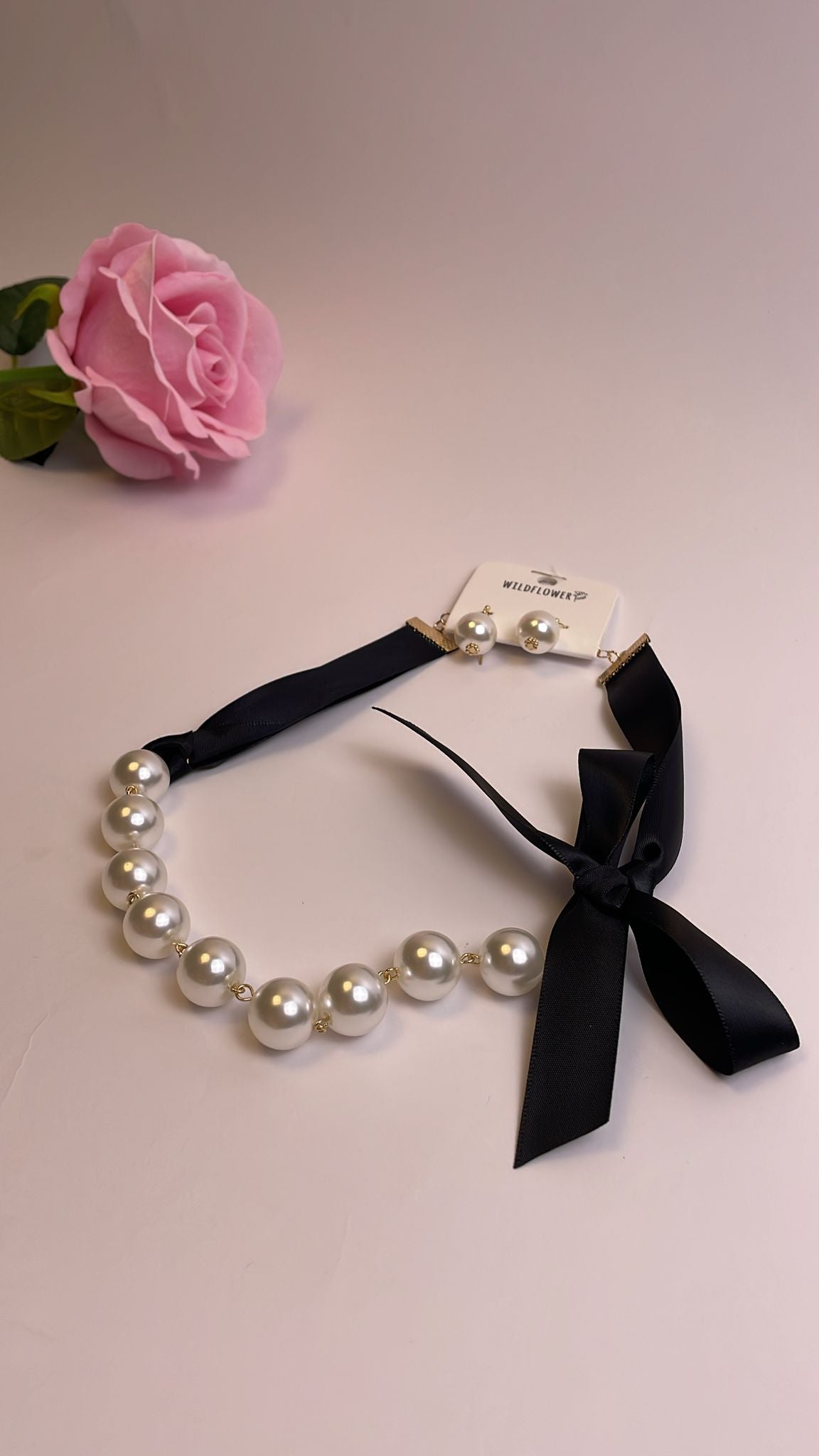 Set Collar Y Aretes Coquette