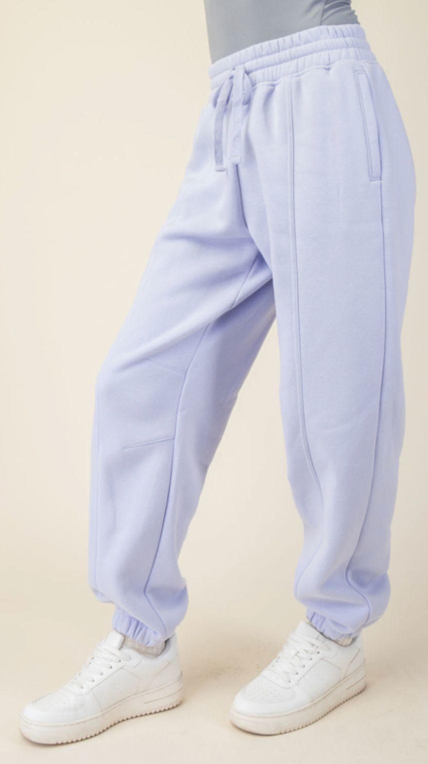 French Terry Fleece Jogger Sweatpants