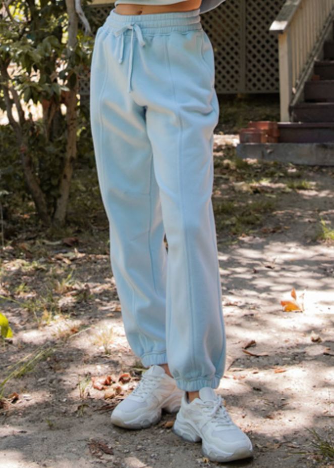 French Terry Fleece Jogger Sweatpants