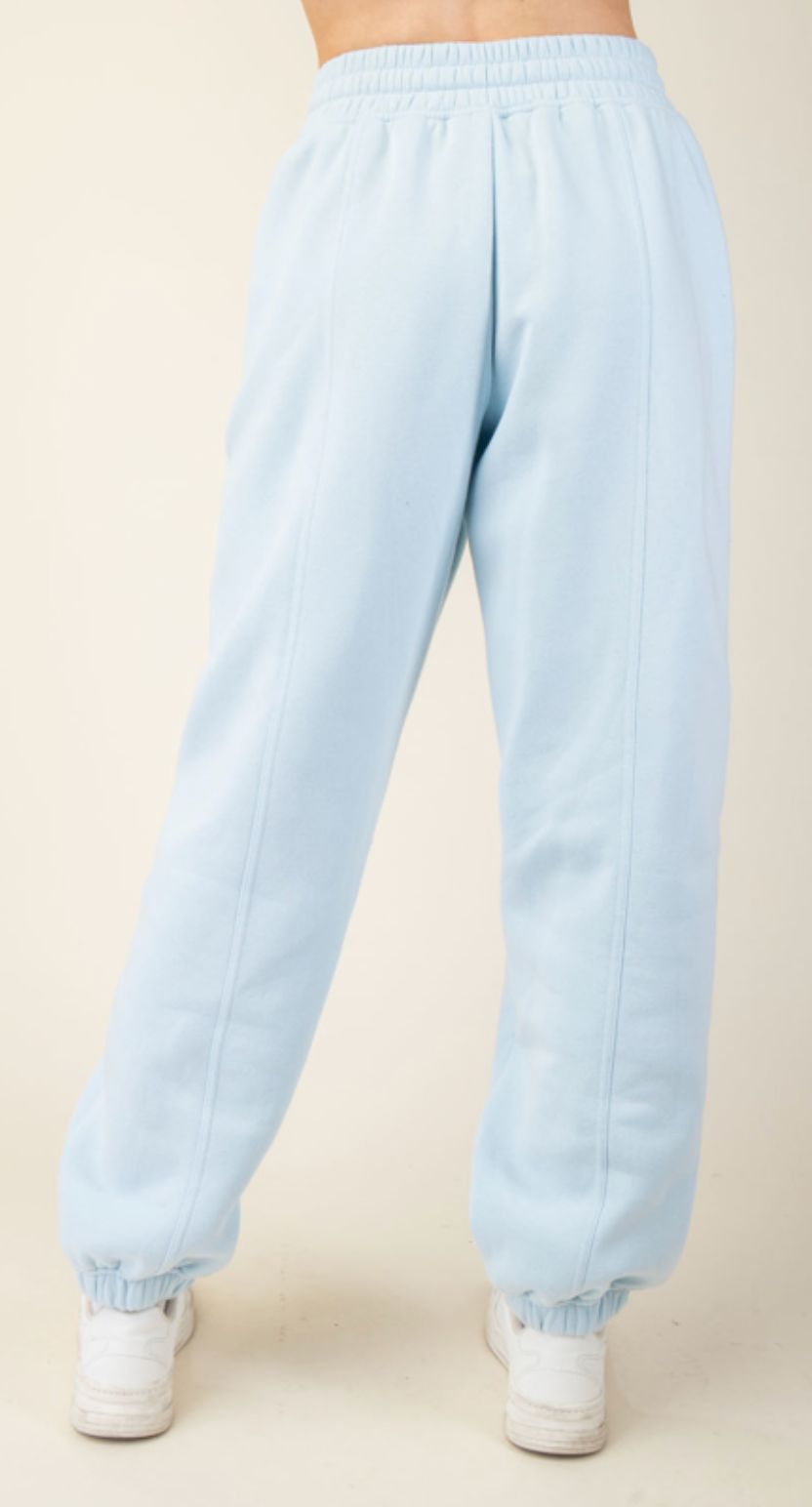 French Terry Fleece Jogger Sweatpants