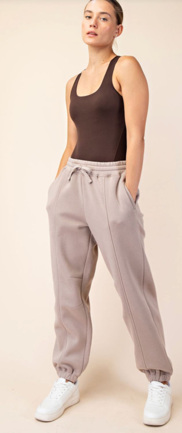 French Terry Fleece Jogger Sweatpants