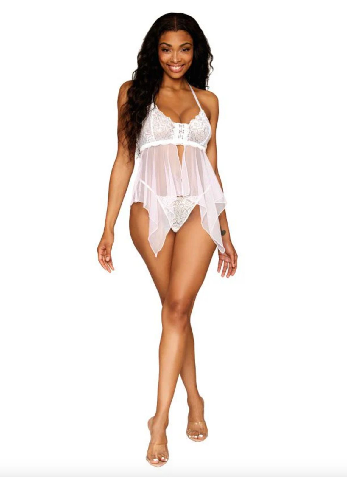 Babydoll two-piece Satin