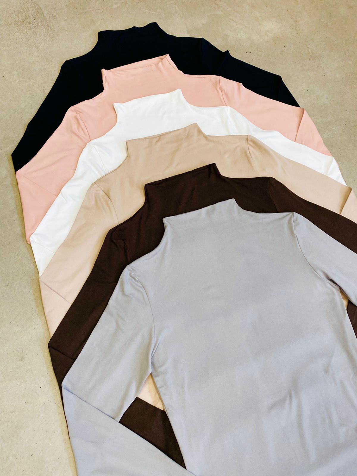 Blusa basic long sleeve/turtle-neck