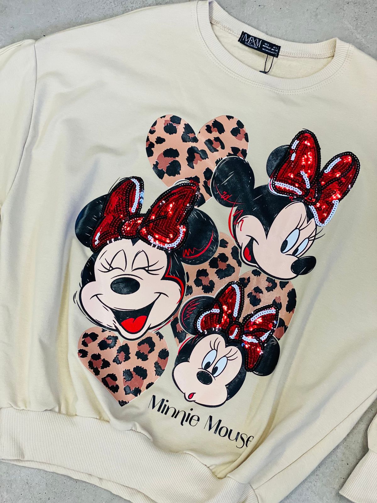 Hoodie #28 Minnie Leopard