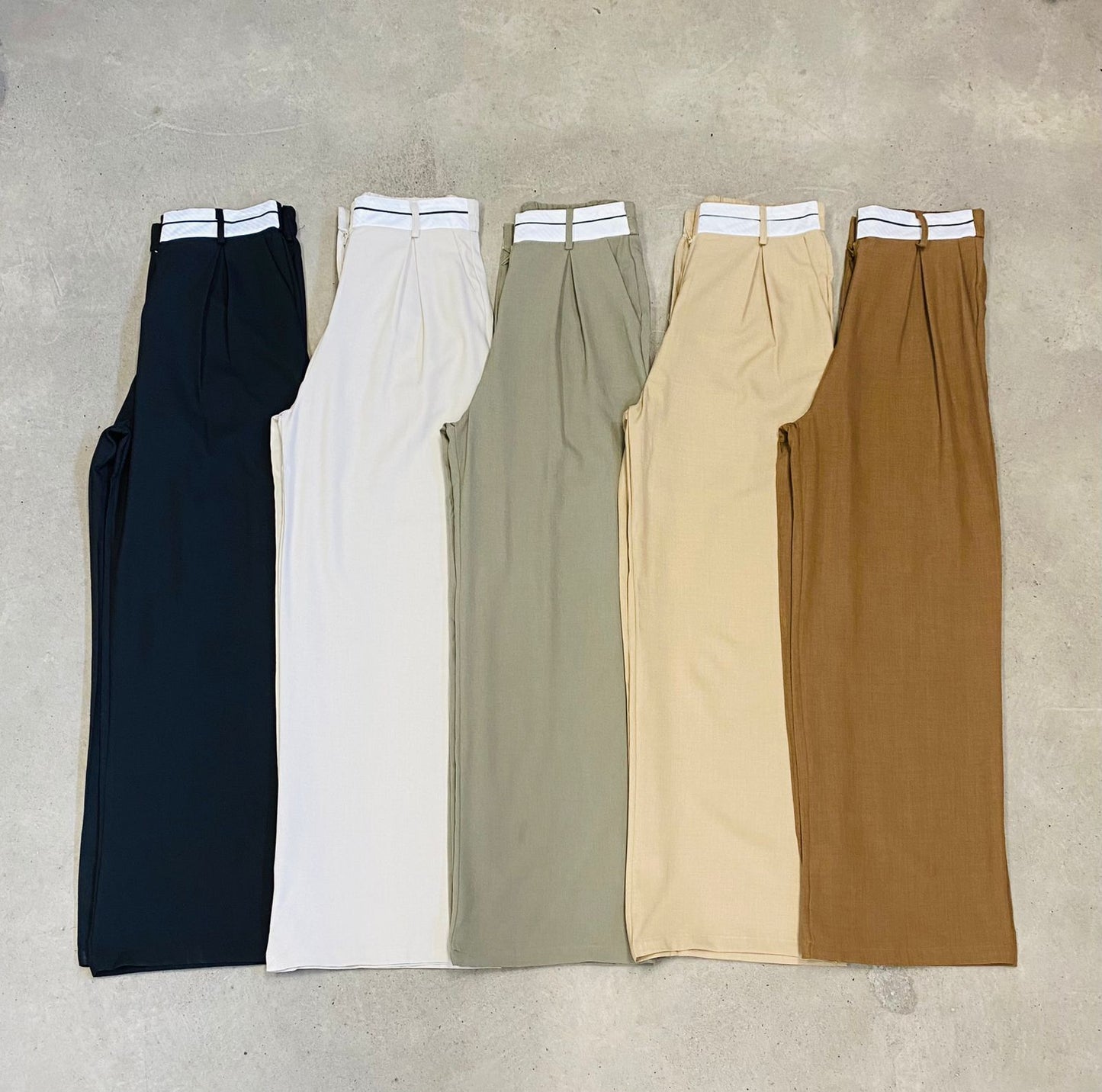 Pantalón tailoring pinzas linen