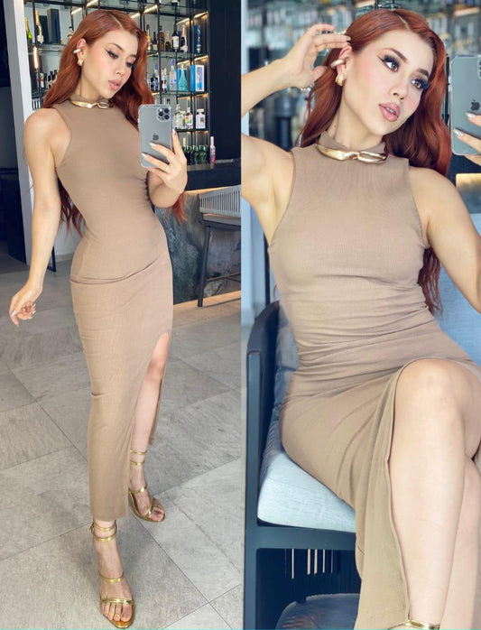 Vestido Gibsy Escote Pierna Corte