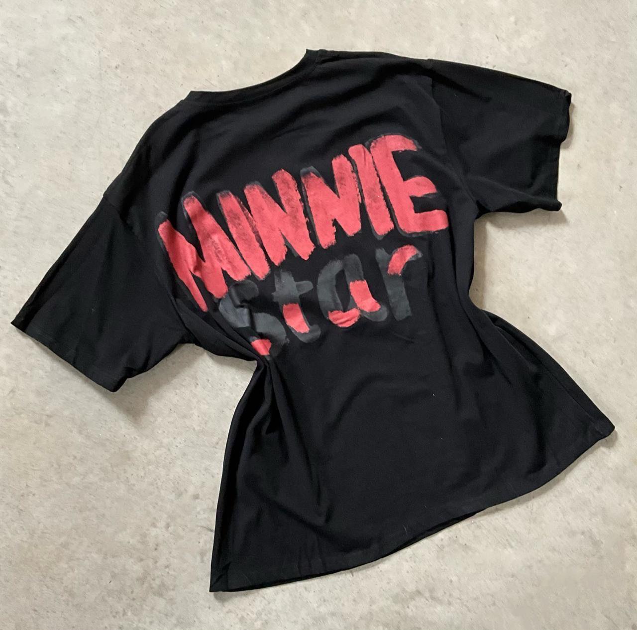 20JN T-SHIRT BLACK OVERSIZED MINNIE