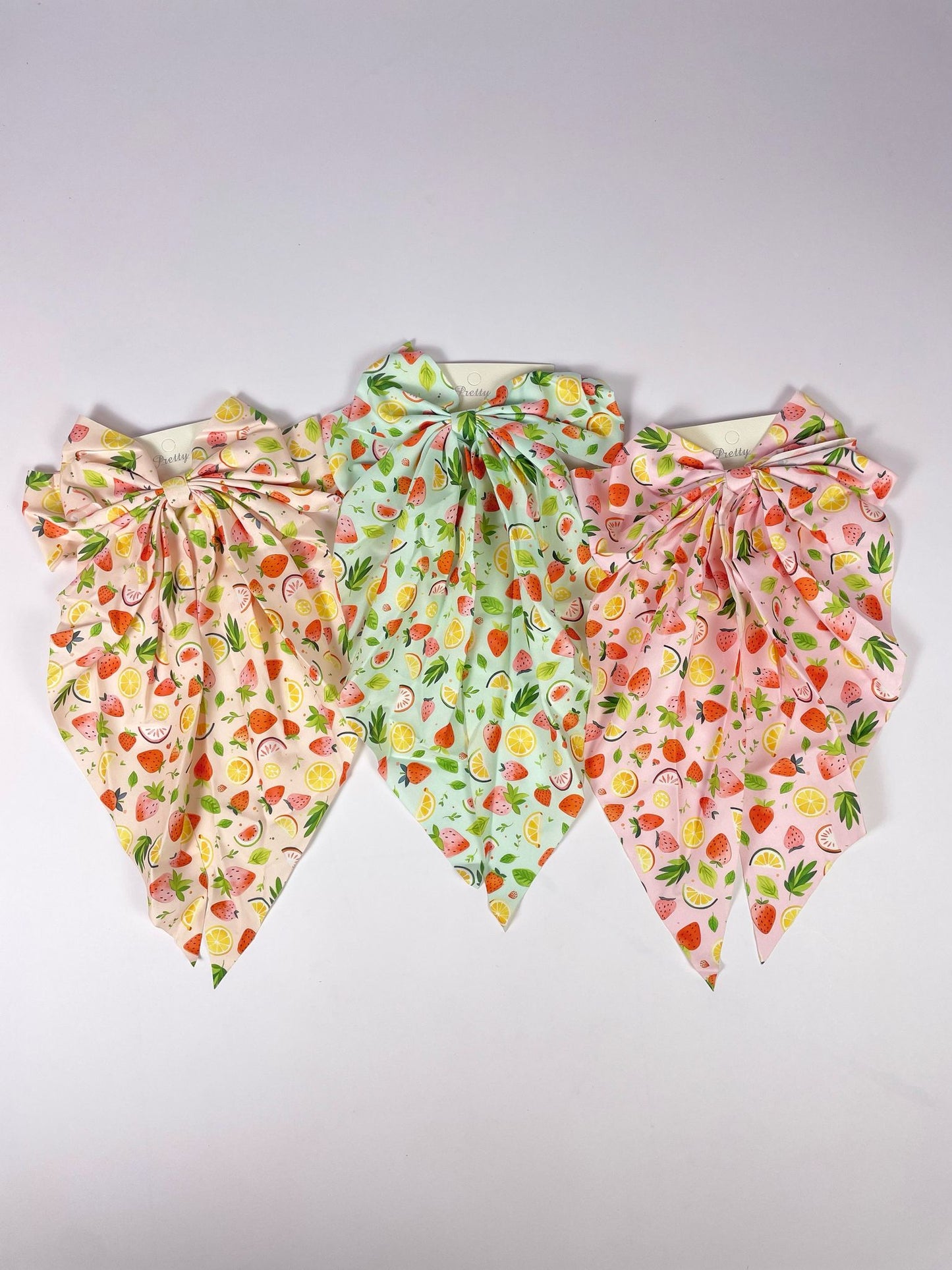 062725 HairBows Fruits
