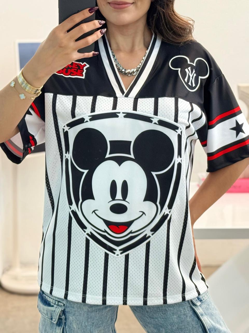 JERSEY #145 MICKEY RAYAS 😎✨🖤🟰 & STARS PATCH BORDADOS & GLITTER 08/07/25