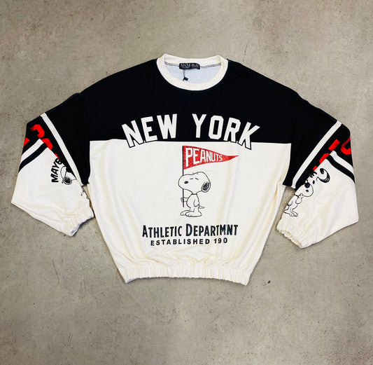 HODDIE #04 SNOOPY NEW YORK FULL & GLITTER PRINT💥❤️🌾 08/07/25