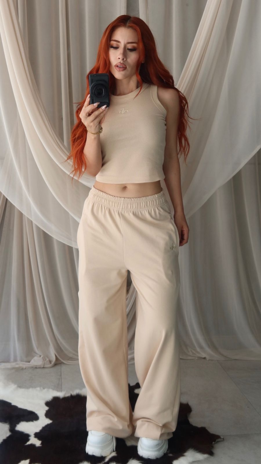 SET INSPO #1  👟✨🤎🏓TANKTOP RIB & MAXIPANTALON TERRY 08/21/25
