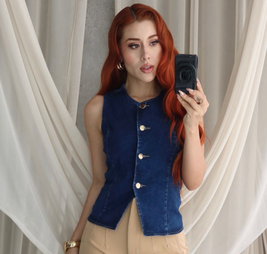 CHALECO ÍNDIGO ÉLITE DENIM SILUETTE STRETCH🥰✨🌾 08/21/25