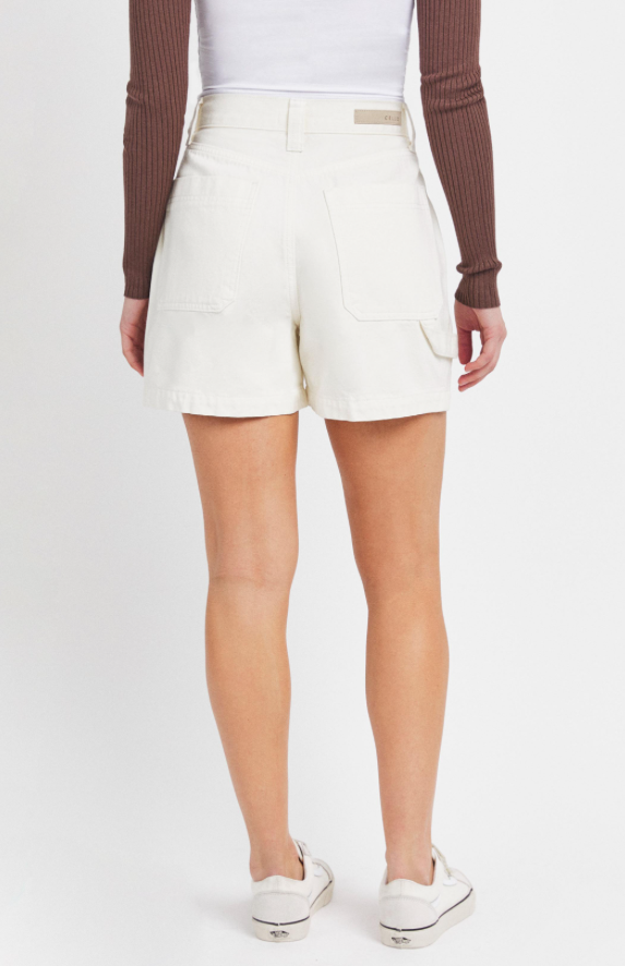 Cello Super High Rise Carpenter Short With Cargo Pockets