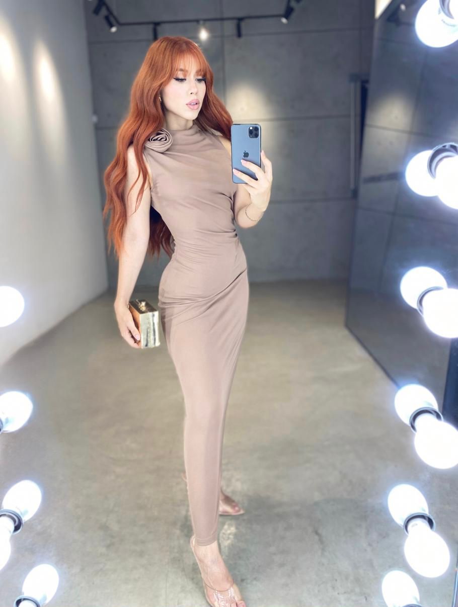 Vestido Formal Flor