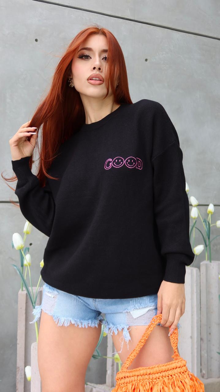 MAXISWETER GOOD VIBES🪽✨💖 TEJIDO DELUXE 🧶