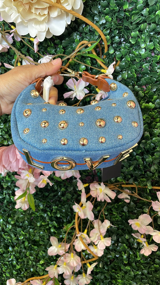 bolso love blue