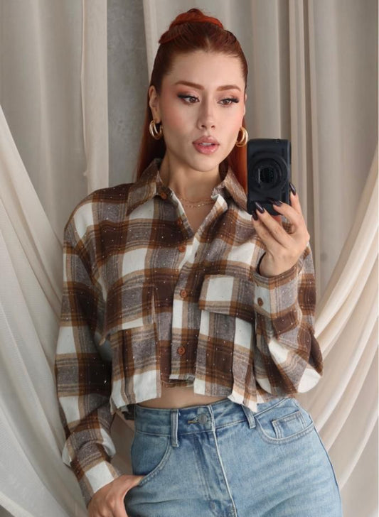CAMISA CUADROS MANGA LARGA OCTUBRE
