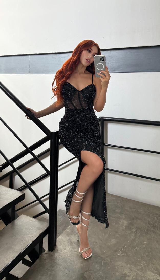 VESTIDO PEDRERIA NOVIEMBRE