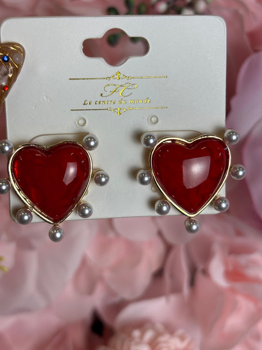 ARETES CORAZON CON PERLAS ENERO 10