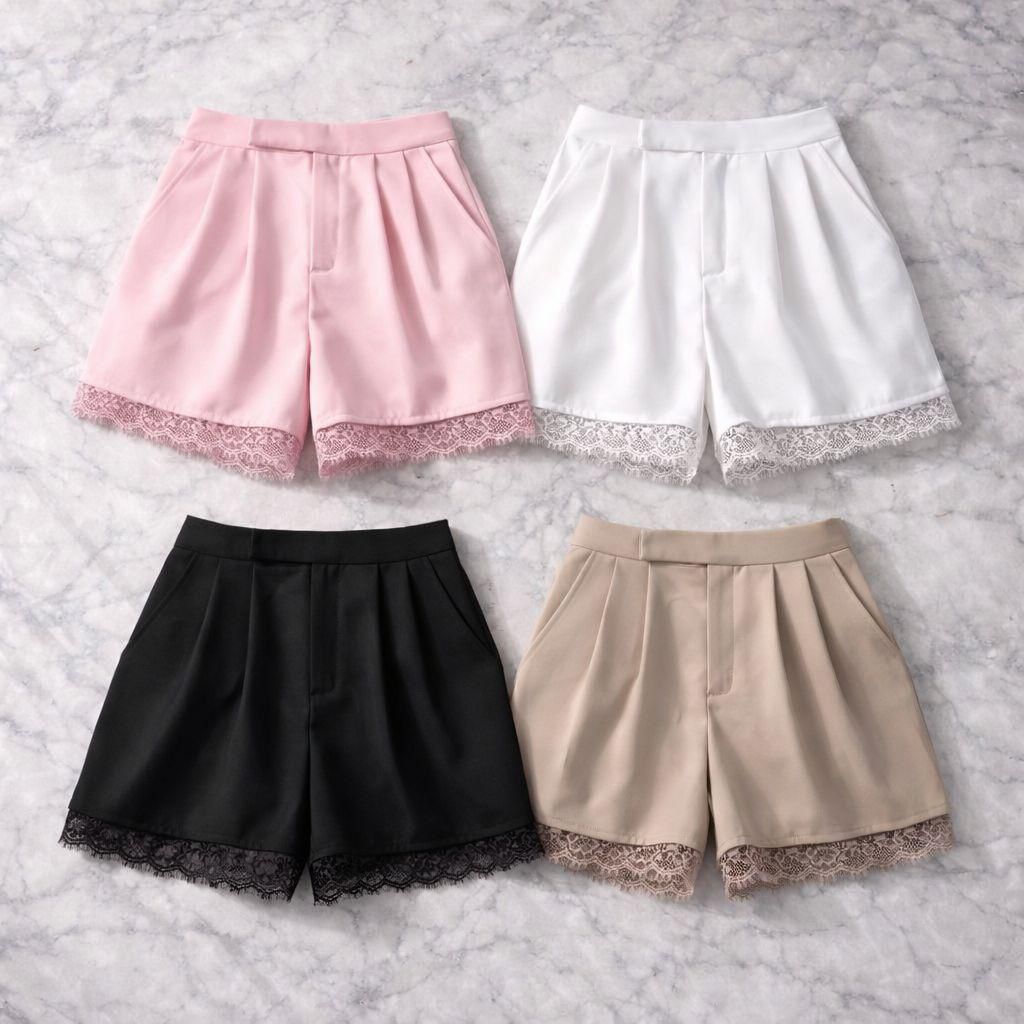 SHORT ENCAJE  ABRIL