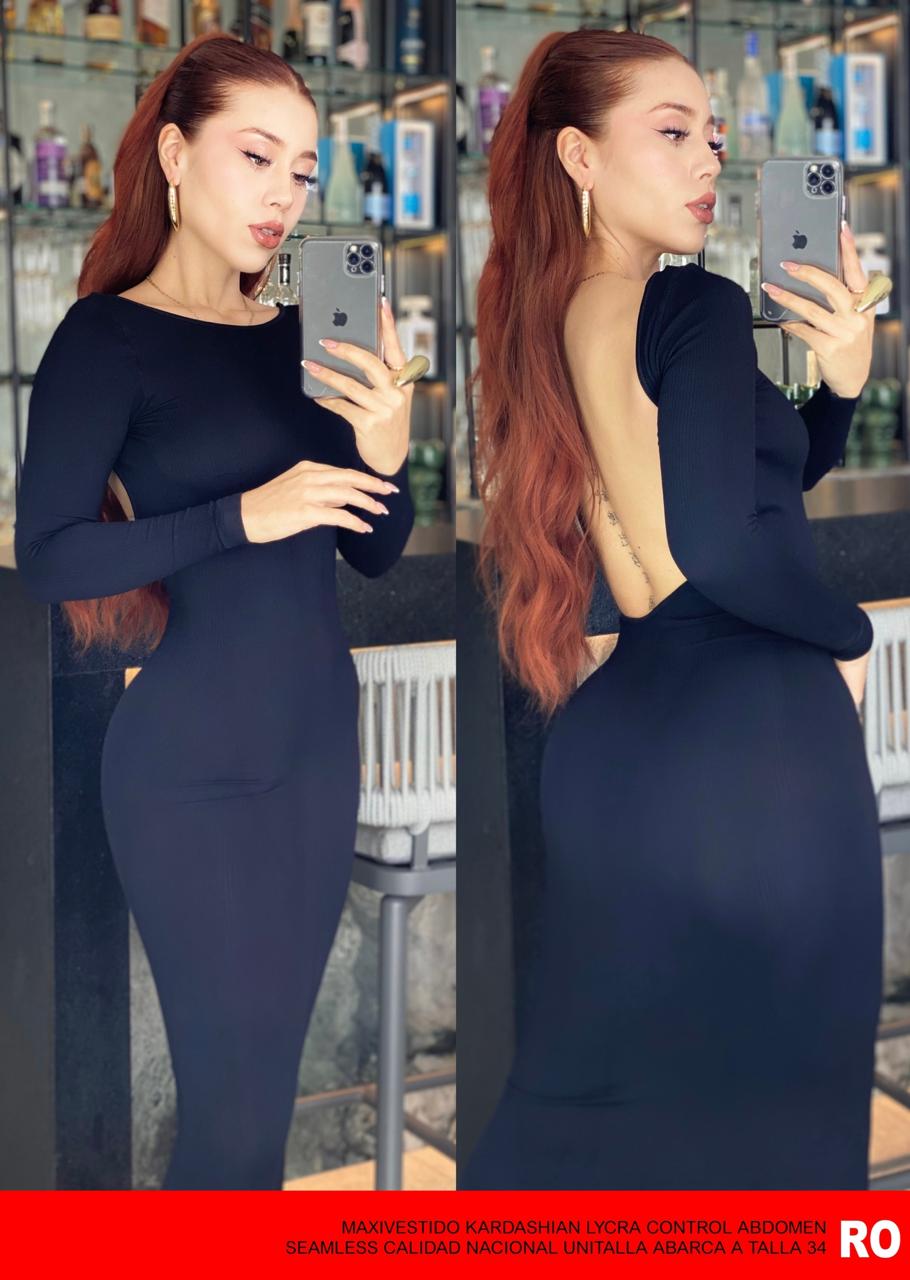maxivestido Kardashian Lycra