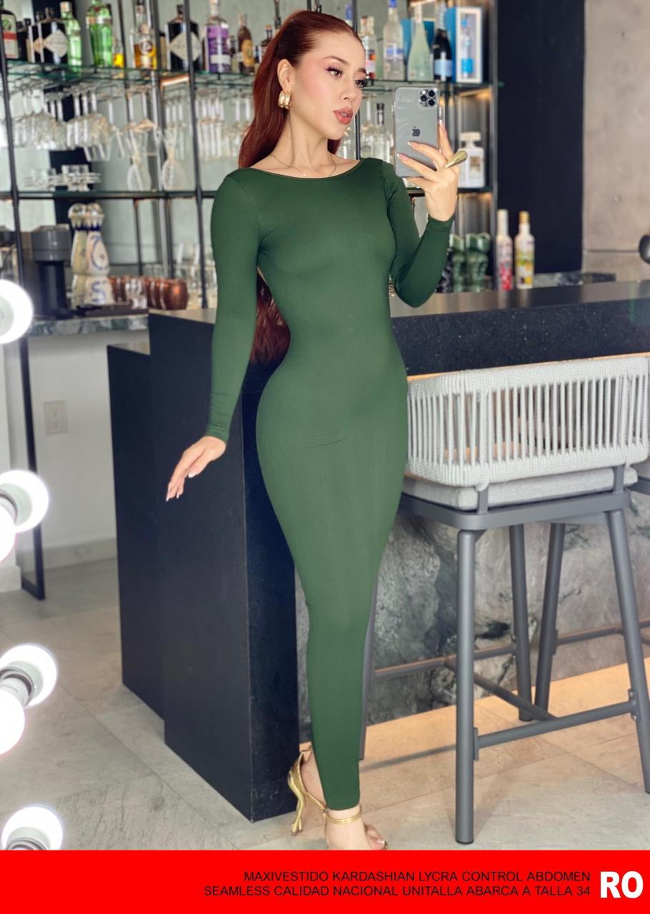 maxivestido Kardashian Lycra