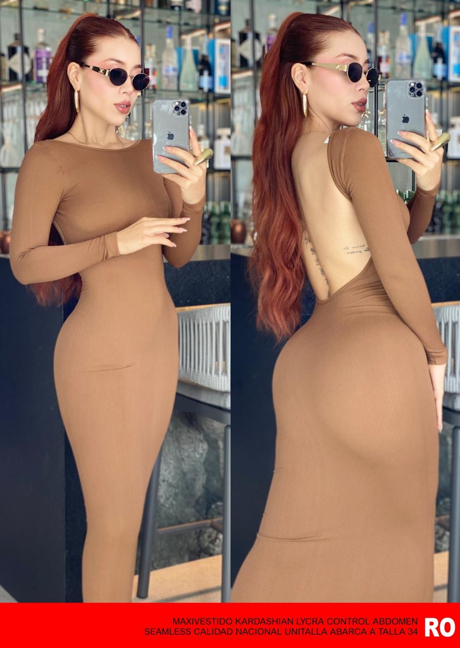 maxivestido Kardashian Lycra