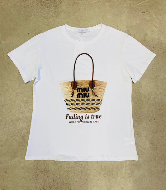 T SHIRT MIU DETALLES CRISTALES COTTON FRESH