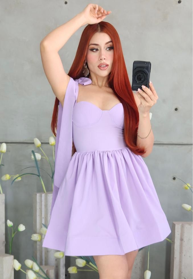M5 VESTIDO ALICIA TIRANTES AJUSTABLES CORTE A VOLADO